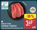 Schinken-Schnitzel von Meine Metzgerei für 3,49 € bei ALDI Nord im Angebot Schinken-Schnitzel von Meine Metzgerei im aktuellen ALDI Nord Prospekt