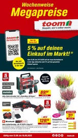 Aktueller toom Baumarkt Baumärkte Prospekt in Limburg und Umgebung, "Respekt, wer's selber macht." mit 12 Seiten, 13.09.2025 - 19.09.2025