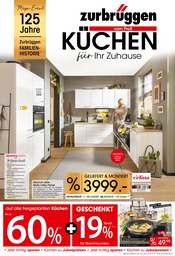 Küche im Zurbrüggen Prospekt in Ahlen Aktueller Zurbrüggen Prospekt mit Küche, "KÜCHEN für Ihr Zuhause", Seite 1