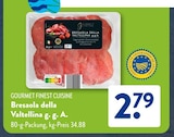 Bresaola della Valtellina g. g. A. Angebote von GOURMET FINEST CUISINE bei ALDI SÜD Duisburg für 2,79 €