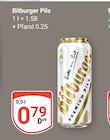Pils im Angebot bei GLOBUS in Jena Pils Angebote von Bitburger bei GLOBUS Jena für 0,79 €