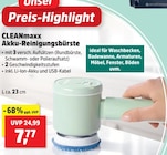 Akku-Reinigungsbürste von CLEANmaxx für 7,77 € bei Thomas Philipps im Angebot Akku-Reinigungsbürste von CLEANmaxx im aktuellen Thomas Philipps Prospekt