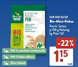 Bio-Mini-Kekse von Nur Nur Natur im aktuellen ALDI SÜD Prospekt für 1,15 €