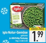 Natur-Gemüse Garten-Erbsen von Iglo im aktuellen EDEKA Prospekt für 1,99 €