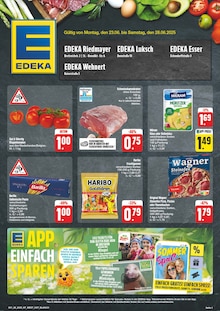 Aktueller EDEKA Prospekt "Wir lieben Lebensmittel!" Seite 1 von 8 Seiten