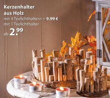 Kerzenhalter aus Holz bei famila Nordost in Falkensee Kerzenhalter aus Holz im Angebot bei famila Nordost Falkensee für 2,99 €