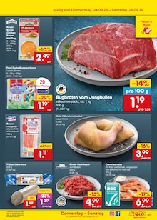 Bratwurst im Netto Marken-Discount Prospekt "Aktuelle Angebote" mit 69 Seiten (Nürnberg)
