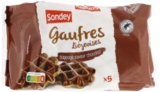 Gaufres liégeoises au sucre et nappage saveur chocolat - Sondey en promo chez Lidl Gaufres liégeoises au sucre et nappage saveur chocolat - Sondey dans le catalogue Lidl
