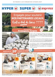 Catalogue Super U "Engagés pour soutenir NOS PARTENAIRES LOCAUX." à Bracieux et alentours, 2 pages, 11/03/2025 - 16/03/2025