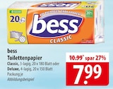 bess Toilettenpapier bei famila Nordost im Uetersen Prospekt für 7,99 €