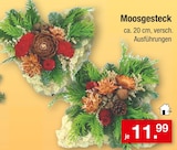 Moosgesteck für 11,99 € bei Zimmermann im Angebot Moosgesteck im aktuellen Zimmermann Prospekt