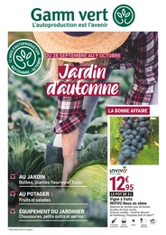 Gamm Vert Catalogue "Jardin d'automne", 8 pages, Chamonix-Mont-Blanc,  28/09/2022 - 09/10/2022