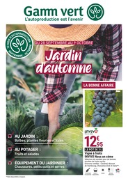 Catalogue Gamm Vert à Saint-Roch, avec 8 pages Prospectus Gamm Vert à Saint-Roch, "Jardin d'automne", 8 pages, 28/09/2022 - 09/10/2022