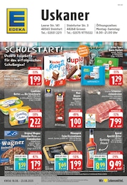 Discounter Prospekt von EDEKA Schöppingen EDEKA Prospekt: "Aktuelle Angebote", 24 Seiten, 18.08.2025 - 23.08.2025