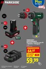 Perceuse-visseuse sans fil + Batterie + Chargeur - PARKSIDE PERFORMANCE - Lidl à Poitiers Perceuse-visseuse sans fil + Batterie + Chargeur - PARKSIDE PERFORMANCE en promo chez Lidl Poitiers à 59,99 €