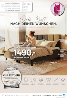 Boxspringbett im Kabs Prospekt "ALT GEGEN NEU!" mit 42 Seiten (Essen)
