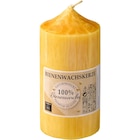 Kerze aus 100% Bienenwachs mit Struktur (12 cm) bei dm-drogerie markt im Prospekt "" für 5,95 €