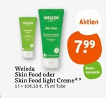 Skin Food oder Skin Food light Creme von Weleda im aktuellen tegut Prospekt für 7,99 €
