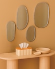 Set de 4 miroirs - ROMAN en promo chez Maxi Bazar Saint-Maur-des-Fossés à 19,99 €