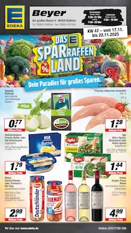 EDEKA Prospekt der Woche "Aktuelle Angebote" Seite 1, 17.11.2025 bis 22.11.2025 für Stadtlohn Aktueller EDEKA Prospekt "Aktuelle Angebote" Seite 1 von 18 Seiten für Stadtlohn