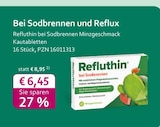 Refluthin bei Sodbrennen Minzgeschmack Kautabletten bei mea - meine apotheke im Prospekt "" für 6,45 €