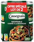 Ratatouille cuisinée à la provençale - CASSEGRAIN en promo chez Intermarché Ratatouille cuisinée à la provençale - CASSEGRAIN dans le catalogue Intermarché