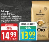 Crema d'Oro im Angebot bei EDEKA in Grevenbroich Crema d'Oro Angebote von Dallmayr bei EDEKA Grevenbroich für 13,99 €