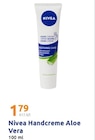 Handcreme Aloe Vera im Angebot bei Action in Krefeld Handcreme Aloe Vera Angebote von Nivea bei Action Krefeld für 1,79 €