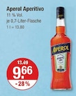 Aperol Aperitivo von Aperol im aktuellen V-Markt Prospekt für 9,66 €