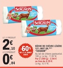 Bûche de Chèvre Légère 12% Mat.Gr. - Soignon dans le catalogue E.Leclerc