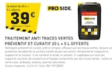 Promo Traitement anti traces vertes préventif et curatif 20 l + 5 l offerts à 39,00 € dans le catalogue Tout Faire à Vigneulles-lès-Hattonchâtel