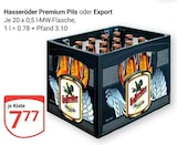 Premium Pils im Angebot bei GLOBUS in Rostock Premium Pils Angebote von Hasseröder bei GLOBUS Rostock für 7,77 €