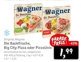 Die Backfrische von Wagner im aktuellen Konsum Prospekt für 1,99 €
