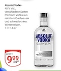 Aktuelles Absolut Vodka Angebot bei GLOBUS in Duisburg ab 9,99 €