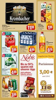 Bier im aktuellen REWE Prospekt (Eschweiler) Bier im REWE Prospekt "Dein Markt" mit 26 Seiten (Eschweiler)