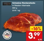 Aktuelles Schweine-Nackensteaks Angebot bei Netto Marken-Discount in Solingen (Klingenstadt) ab 3,99 €