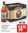 Weissbier von Franziskaner für 14,99 € bei E center im Angebot Weissbier von Franziskaner im aktuellen E center Prospekt