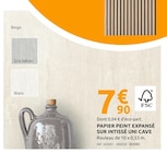 Mr.Bricolage Bouvent - Promo PAPIER PEINT EXPANSÉ SUR INTISSÉ UNI CAVE Promo PAPIER PEINT EXPANSÉ SUR INTISSÉ UNI CAVE à 7,90 € dans le catalogue Mr.Bricolage à Bouvent