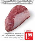 Aktuelle Rindfleisch Angebote bei E center in Heilbronn Aktuelles Zart gereiftes Rindfleisch aus Deutschland: Tafelspitz Angebot bei E center in Heilbronn ab 1,99 €