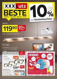 XXXLutz Möbelhäuser Prospekt für Lünne: 10% auf Deckenleuchten, 8 Seiten, 10.01.2022 - 23.01.2022