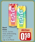 Eistee Peach oder Eistee Lemon von Rauch im aktuellen REWE Prospekt für 0,59 €