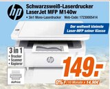 Schwarzsweiß-Laserdrucker LaserJet MFP M140w Angebote von hp bei expert Völklingen für 149,00 €