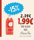 Thé glacé red à Naturalia dans Châteaudouble