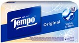 Taschentücher Box im REWE Prospekt Taschentücher Box von Tempo im aktuellen REWE Prospekt für 1,99 €
