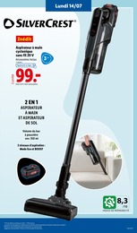 Prix et réduction Aspirateur À Main dans le prospectus Lidl en cours Offre Aspirateur À Main dans le catalogue Lidl du moment à la page 23