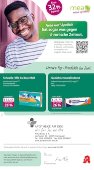 mea - meine apotheke Prospekt Unsere Juni-Angebote mit 4 Seiten