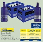Mineralwasser von Acqua Morelli im aktuellen METRO Prospekt für 12,14 €