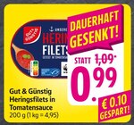 Heringsfilets in Tomatensauce bei E center im St. Blasien Prospekt für 0,99 €