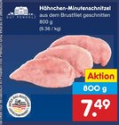 Aktuelles Hähnchen-Minutenschnitzel Angebot bei Netto Marken-Discount in Hamburg ab 7,49 €