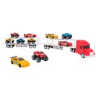 Camion transporteur 10 véhicules - GLOBO en promo chez Carrefour Camion transporteur 10 véhicules - GLOBO dans le catalogue Carrefour